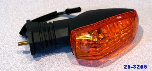 K&s dot turn signal s/f black amber front fits suzuki gsx-r600 2004-2005