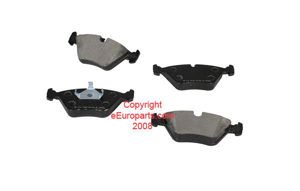 New axxis deluxe bmw disc brake pad set - front 450394ed