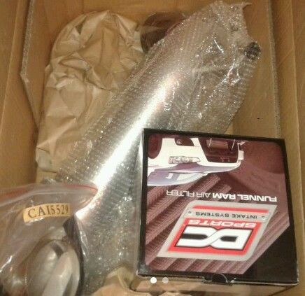 Dc sports cai5529 polished cold air intake system with filter