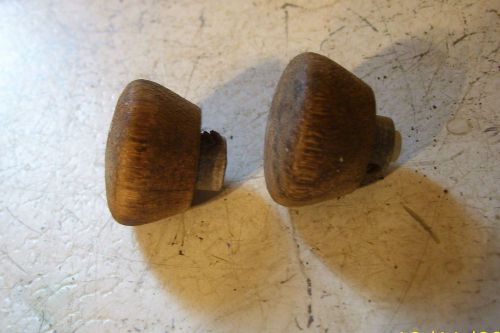 Rat rod wood knobs radio dash heater fan ford chevy mopar ??