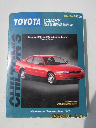Chiltons repair manual for toyota camry 1983 - 96