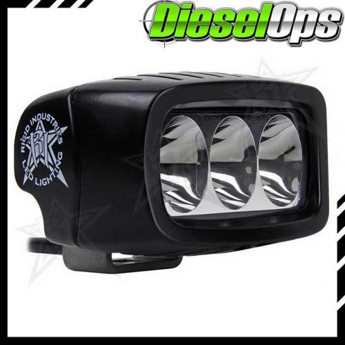 Rigid industries sr-m specter-driving black case white led's - single surface