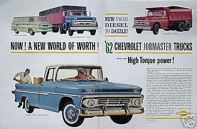 1962 62 chevrolet pickup truck original vintage ad  cmy store  5+= free shipping