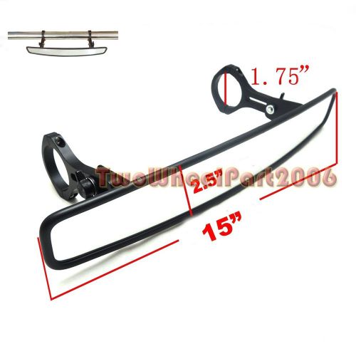 15&#034; wide rear view mirror with 1.75&#034; clamps for polaris ranger rzr xp900 1000 s