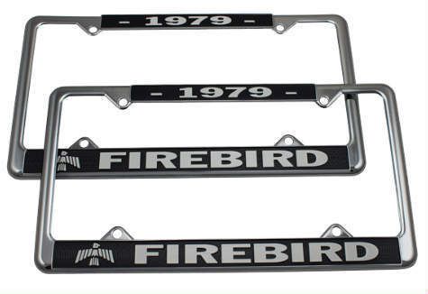 1979 firebird license plate frames