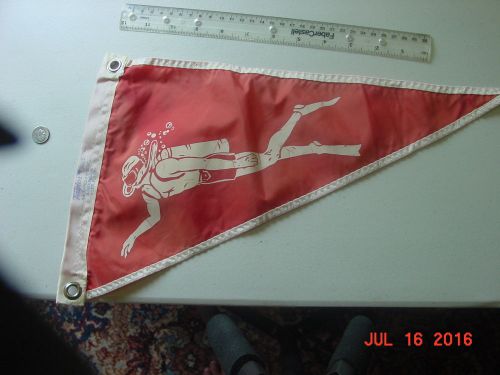Scuba diver flag- taylor boating flag- banner