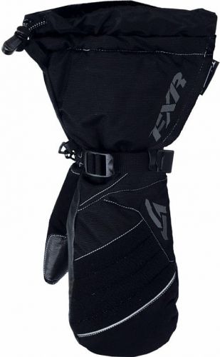 Fxr fusion mitts snowmobile waterproof reflective womens small black/charcoal