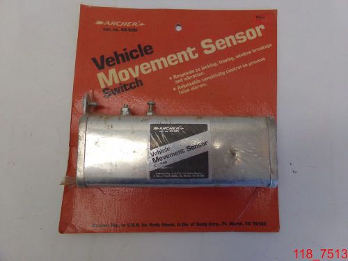 Nos archer vehicle movement sensor switch sensitivity control pn# 49-520