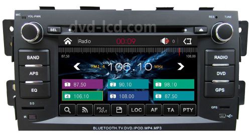 For kia mohave borrego navigation radio stereo car dvd gps player headunits tv