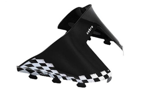 Powermadd cobra windshield 11.5" black/white checks 11120