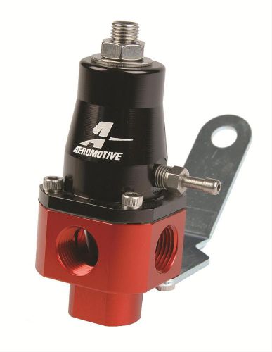 Aeromotive fuel pressure regulator 3-65 psi red and black anodized universal ea
