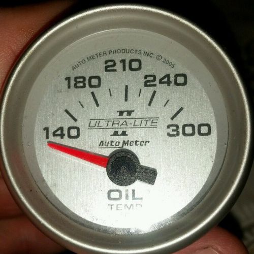 Autometer ultra-lite ii oil temperature gauge