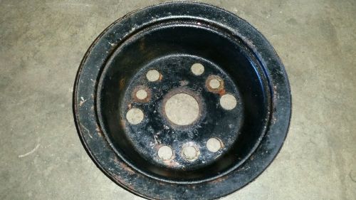 1967-74 corvette original  crankshaft power steering add on pulley
