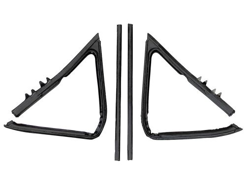New 1962-65 fairlane vent window weatherstrip lh rh 500 sports coupe meteor ford