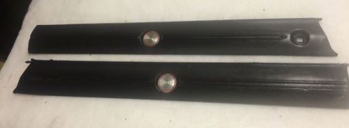 69 70 dodge charger original upper door panel pad set oem  black