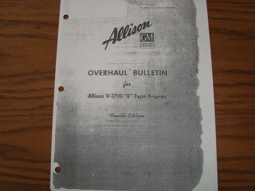Allison v1710 overhaul manual