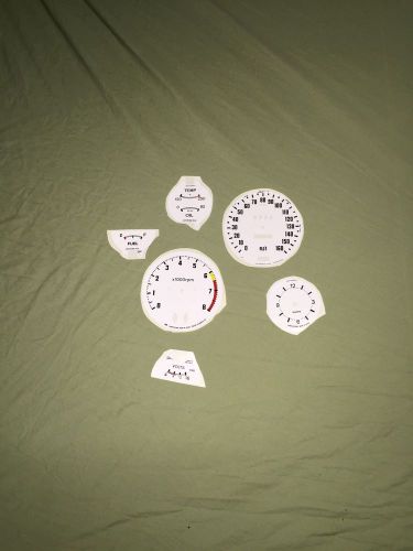 Datsun 280z white gauge faces