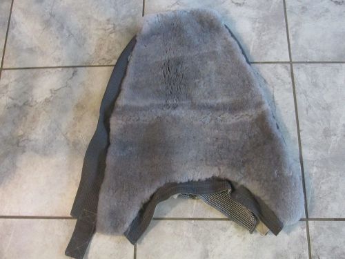 Ss883 boeing 727 first officer seat back cover sheep skin