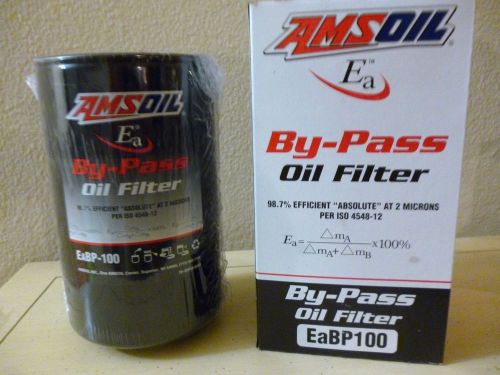 Amsoil eabp100  by-pass oil filter brand new sealed w/ free amsoil 7&#034;x2&#034; sticker