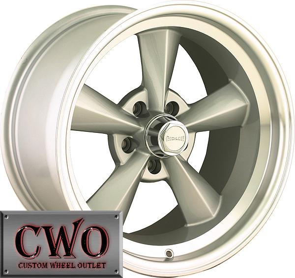 17 silver ridler style 675 rims 5x4.75" 5 lug gto camaro trans am firebird cwo