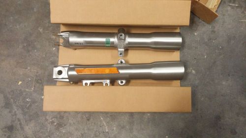 Chrome lower front fork sliders