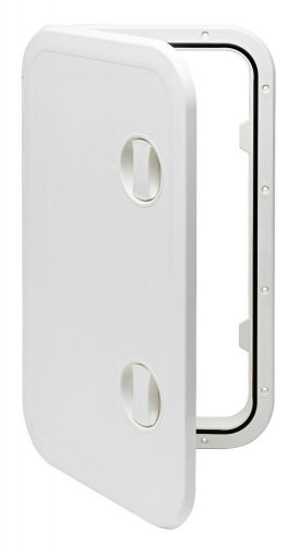 24x14&#034; high quality marine access hatch - asa - double hinge - made in italy