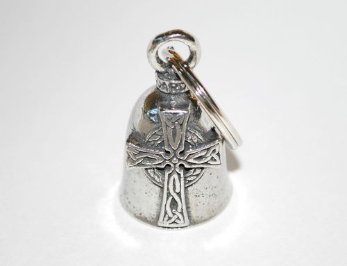 Celtic cross guardian® motorcycle ride bell and a free angel pin!