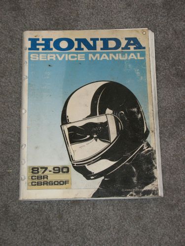 Honda cbr600f service manual 1987 - 1990    61mn402