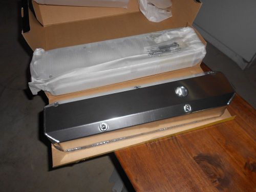 Mopar aluminum fabricated clearcoated valve covers, 318. 340 , 360 , new