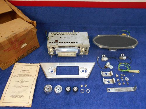 1961-62? studebaker lark  delco am transistor radio kit  nos 716