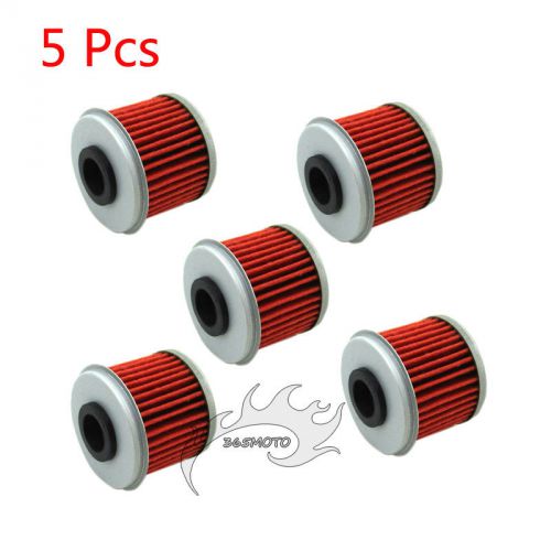5x oil filter for honda crf 150rb 150f 450x 250x 150r 250r 450r trx 450r 450er
