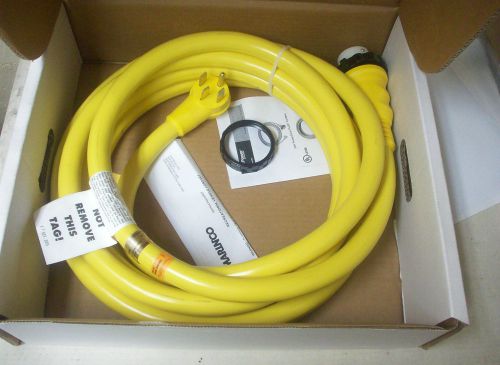 Marinco 6152spprv-25 rv powercord plus 4-wire electrical power cordset 50a-25ft.
