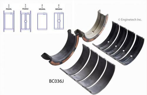 94-03 ford 445 7.3l "f" 16v di diesel piston ring set and main bearings