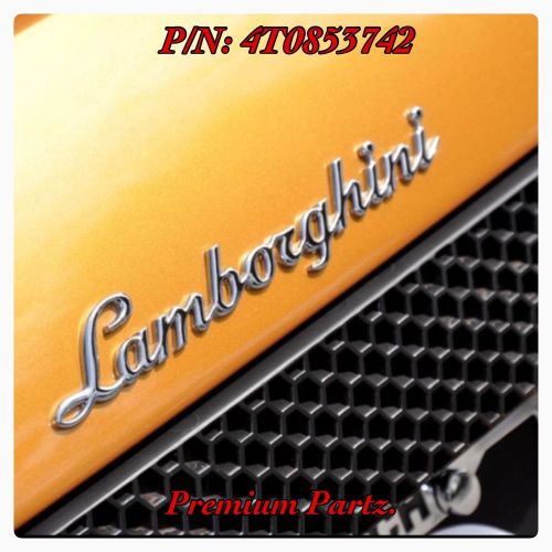 Lamborghini huracan rear script emblem brand new oem 4t0853742 genuine new