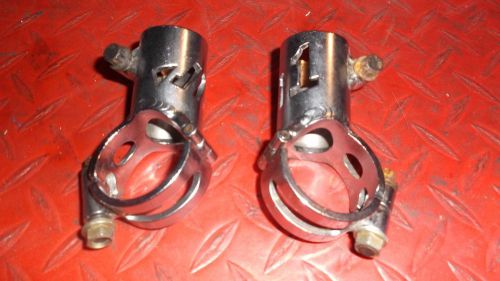 Sprint car race car new steel nose wing clamps