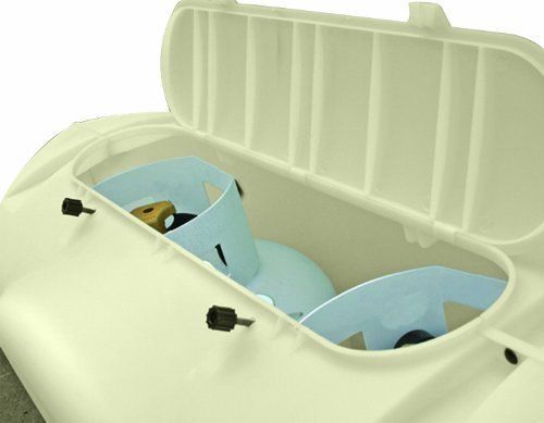 New rv propane gas tank cover  20 lb/30 lb case camper trailer outdoor beige