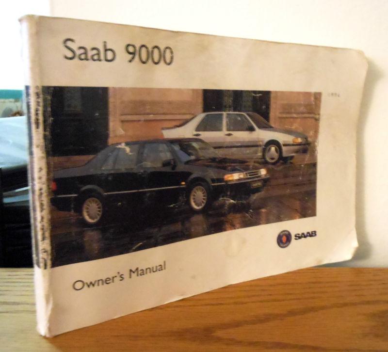 Saab 9000  1996 owners manual 