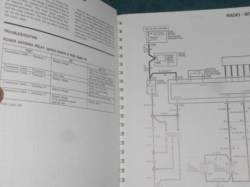 1988 EAGLE PREMIERE ELECTRICAL SHOP MANUAL / ORIGINAL SERVICE BOOK, US $27.50, image 4