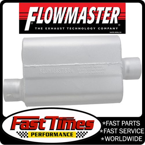 Flowmaster 943041 40 series delta flow muffler 3&#034; offset inlet/center outlet