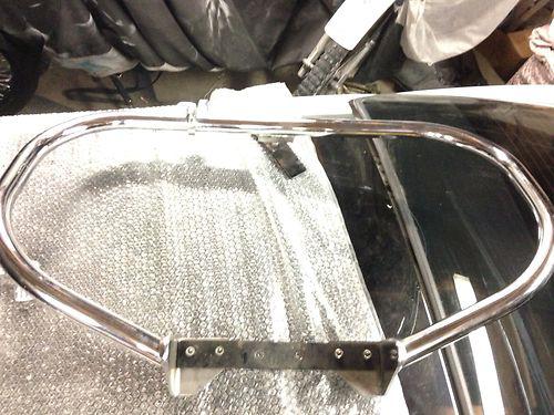 2005 harley 1200 xl sportster kuryakyn crash bars with helmet lock n key