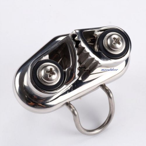 Mizugiwa 316 ss rope cam cleats with wire fairlead mini for rope upto 14mm