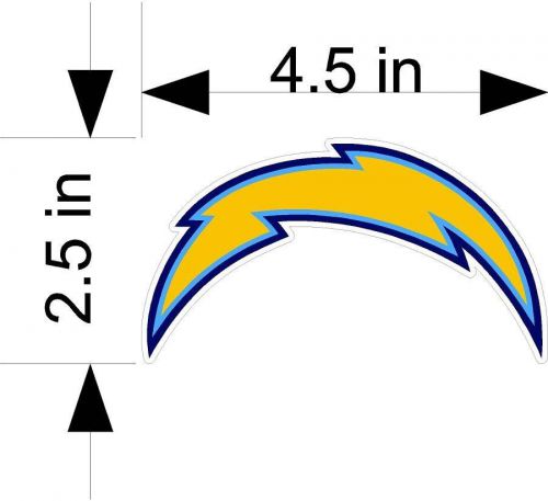 San diego chargers car &amp; truck vehicle decals/stickers