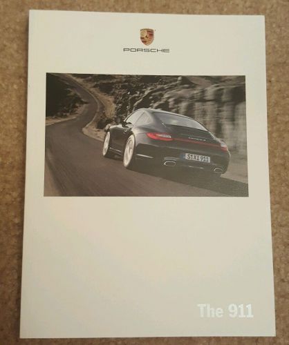 2011 porsche 911 175-page original dealer sales brochure