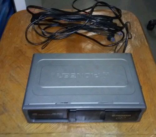 Old school pioneer cdx p620s cd changer no mag car stereo audio sub amp. disc
