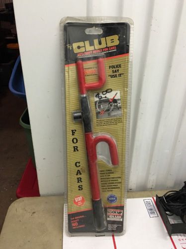 The club 1000 original club steering wheel lock, red with 2keys new in package