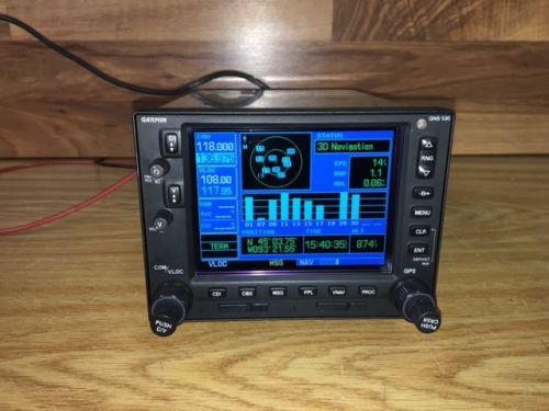 Garmin gns-530 gps  nav/com with terrain ( 14-28 volt ) w/ 8130-3