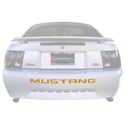 Graphic express n570  gold mustang bumper decal gold 1999-2004