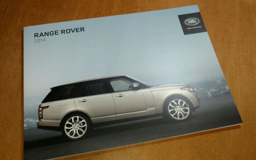 2014 range rover factory brochure