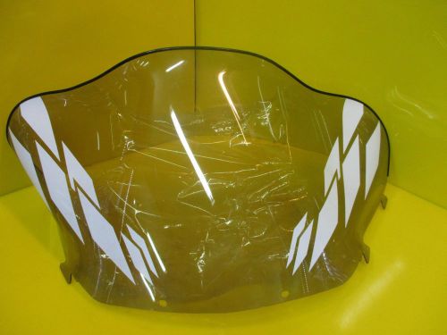 New sno stuff yamaha v max vmax 600/500 low smoked checkered windshield