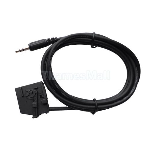 Car audio input aux in cable adaptor fits for mercedes comand aps 2.0 black